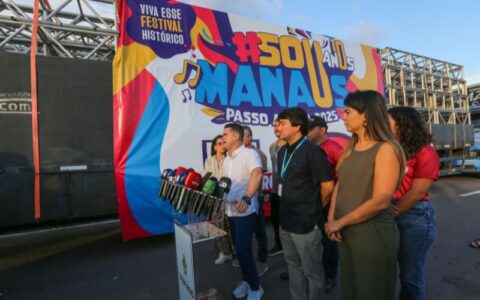 Prefeito David Almeida anuncia início da montagem do ‘#SouManaus Passo a Paço 2025’