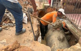 Prefeitura recupera drenagem profunda no bairro Vila da Prata