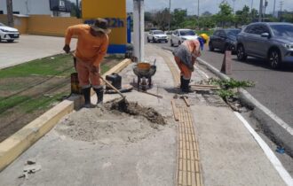 Prefeitura de Manaus recupera drenagem na av. Torquato Tapajós