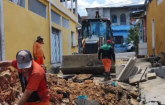 Drenagem é recuperada no Coroado para evitar riscos de alagamentos