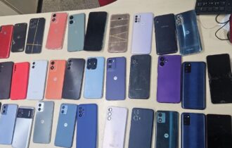 Polícia Civil do AM apreende 50 celulares roubados em operação