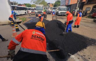 Infraestrutura da zona Centro-Oeste é reforçada com o ‘Plano de Verão’ da Prefeitura de Manaus