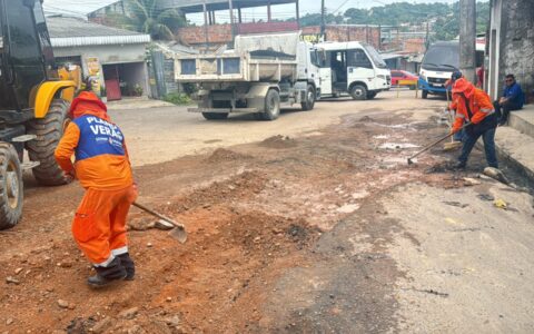 Bairro Gilberto Mestrinho recebe obras do ‘Plano de Verão’