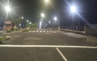 Sinalização horizontal é renovada em vias das zonas Norte e Oeste