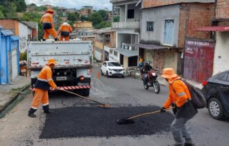 Obras viárias avançam em ruas do Tancredo Neves e São José