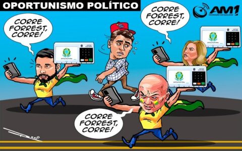Direita do AM transforma caminhada de Nikolas em vitrine política