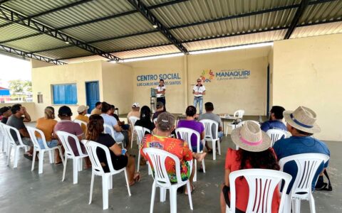 Manaquiri recebe cursos sobre horta caseira e cultivo da melancia