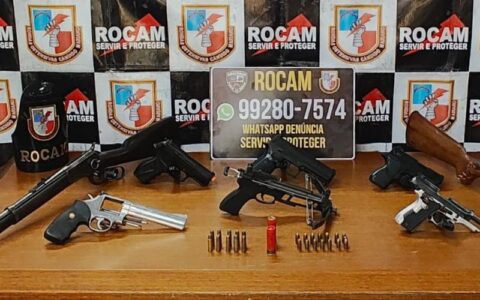 pmam-apreende-arsenal-de-armas