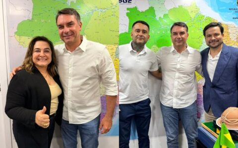 Base do PL no AM recebe 'benção' de Flávio Bolsonaro para as eleições de 2026