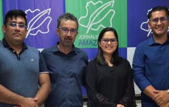 Comissão de enfrentamento à violência contra jornalistas no Amazonas (Foto: Divulgação/Sinjor-AM)