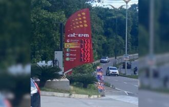 Gasolina sobe novamente e chega a R$ 7,59 em Manaus