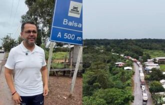 Deputado Rozenha enfrenta fila de 6 km em travessia improvisada na BR-319 e cobra solução para gargalos logísticos no Amazonas