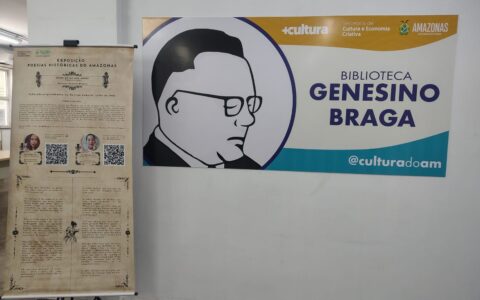 Biblioteca Genesino Braga recebe mostra de poesia do Amazonas