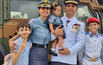 Cabo da PM concilia maternidade e rotina policial no Amazonas