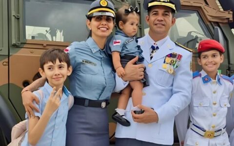 Cabo da PM concilia maternidade e rotina policial no Amazonas