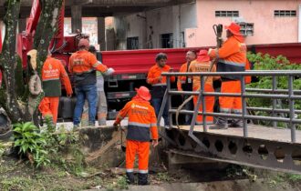 Prefeitura recupera ponte após danos causados por chuvas
