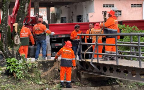 Prefeitura recupera ponte após danos causados por chuvas
