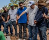 Eduardo Braga fiscaliza avanço das obras de pavimentação no município de Iranduba