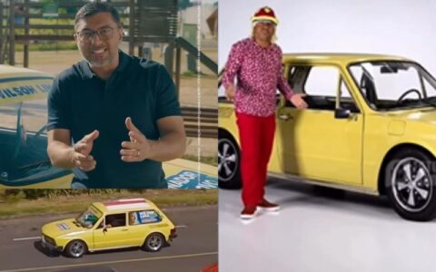 Wilson Lima recicla estratégia de Tiririca em campanha ao Senado e internautas não perdoam