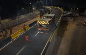 Passarão avança com sinalização da alça superior na Zona Oeste de Manaus