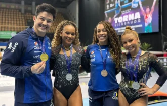 Brasil termina Copa de Ginástica com cinco novos pódios