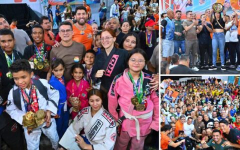 David recebe homenagem de atletas e apresenta novas propostas para o esporte no Amazonas