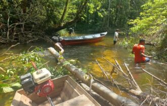 Estiagem isola aldeias e dificulta acesso à saúde de 3,1 mil indígenas no AM e PA