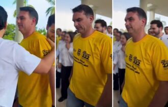 Flávio Bolsonaro chega a Manaus para agenda de campanha nesta sexta-feira