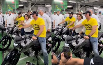 Flávio Bolsonaro visita empresa da ZFM após questionar modelo em 2023
