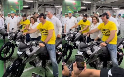 Flávio Bolsonaro visita empresa da ZFM após questionar modelo em 2023