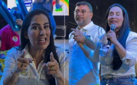 Líder em rejeição, Wilson apela para Fabíola Gadelha, que mora em SP, pedir votos no AM
