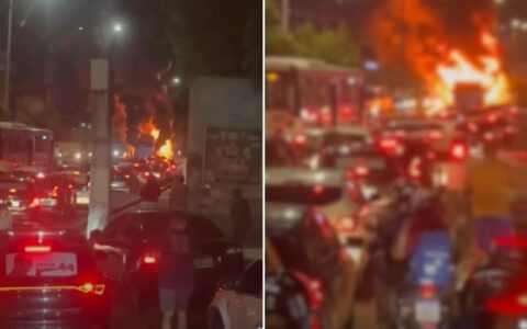 Prefeitura se manifesta após incêndio em ônibus na Constantino Nery