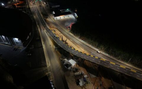 Renato Junior entrega alça superior do Viaduto Passarão