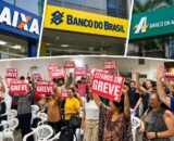 Bancários entram em greve e agências de três bancos fecham no Amazonas