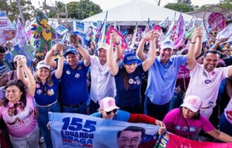 Braga percorre o interior mostrando o que já fez e está fazendo por Careiro Castanho e Presidente Figueiredo