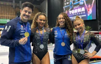 Brasil termina Copa de Ginástica com cinco novos pódios