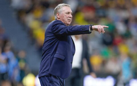 Carlo Ancelotti analisa empate do Brasil com a Austrália em Townsville
