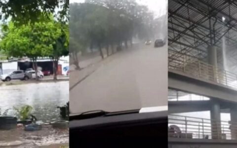 Chuva forte provoca alagamentos e transtornos em Manaus nesta segunda