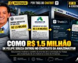 Como R$ 1,5 milhão de Felipe Souza entrou no contrato da Amazonastur
