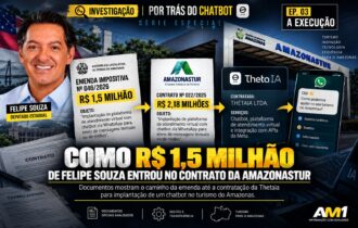 Como R$ 1,5 milhão de Felipe Souza entrou no contrato da Amazonastur