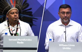 'Crime está mais forte que o Estado',  diz Ismael Munduruku sobre discurso de segurança de Wilson Lima em debate