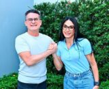 David Almeida e Shádia Fraxe se reúnem com setor comercial em Manaus