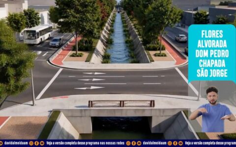 David anuncia nova avenida marginal para desafogar o trânsito em cinco bairros de Manaus
