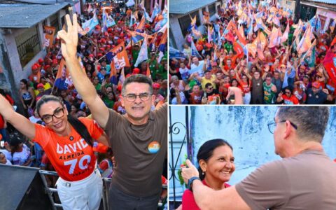 David destaca obras que melhoraram a vida da população durante caminhada nas zonas Norte e Leste