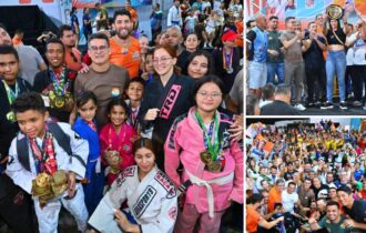 David recebe homenagem de atletas e apresenta novas propostas para o esporte no Amazonas