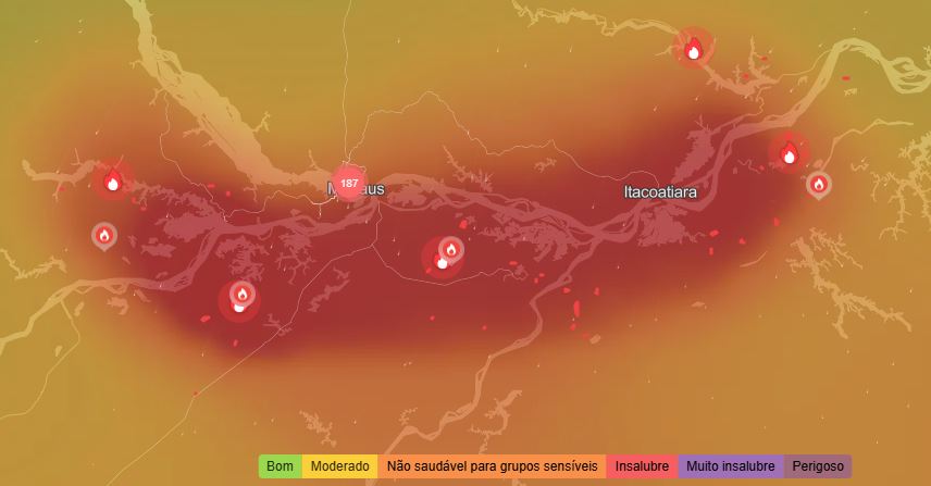 índice de qualidade do ar