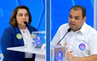 Maria do Carmo e Cidade batem boca e trocam acusações em debate
