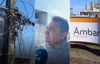 Morador do Coroado denuncia incêndio em rede de energia após serviço da Âmbar