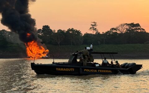 Operação da PF e Ibama combate garimpo ilegal no AM