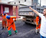 Prefeito Renato Junior avança com 48 frentes de obras pela capital e acelera execução de serviços no verão